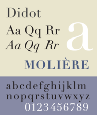 Example font Didot #2