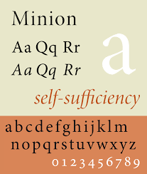 Example font Minion Pro #2