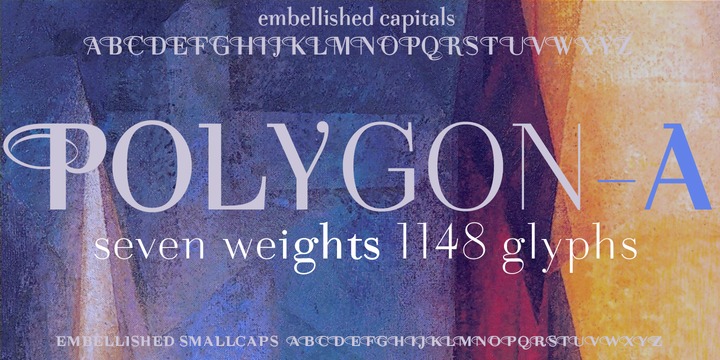 Example font Polygon A #2