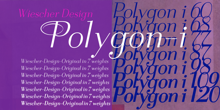 Example font Polygon I #2