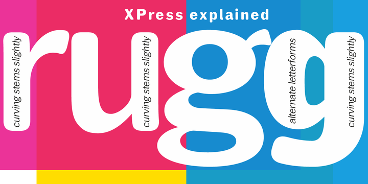 Example font Xpress Rounded #3