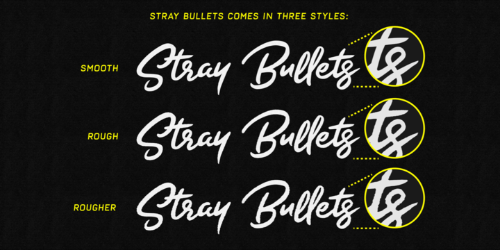 Example font Stray Bullets #3
