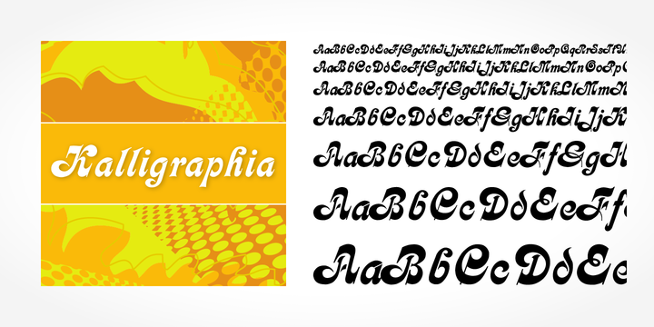 Example font Kalligraphia #2
