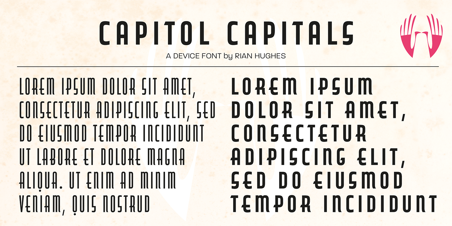 Example font Capitol #3