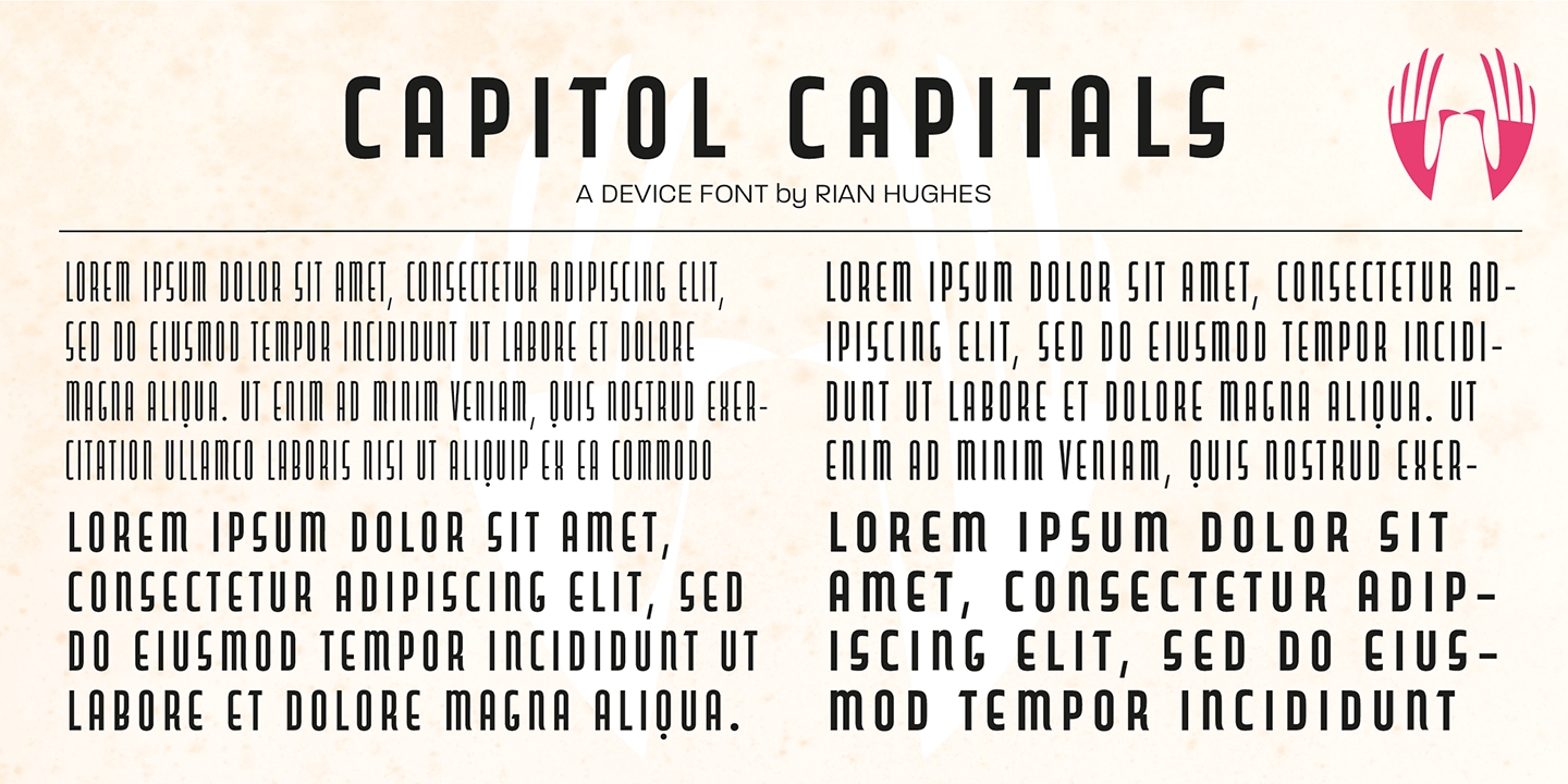 Example font Capitol #4