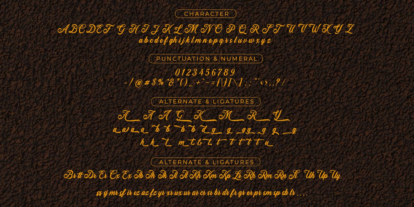 Example font Firstland #3