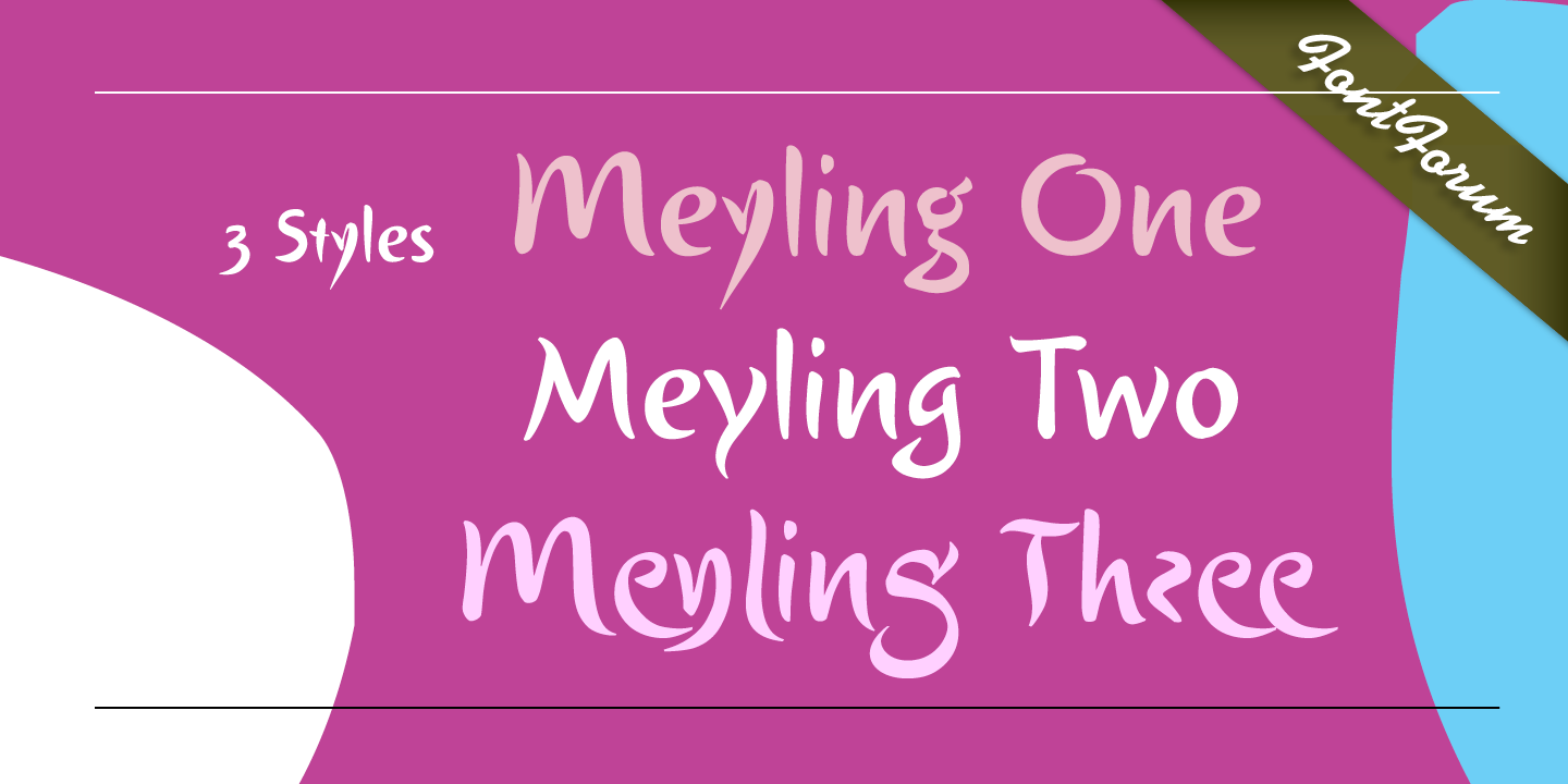 Example font Meyling #3