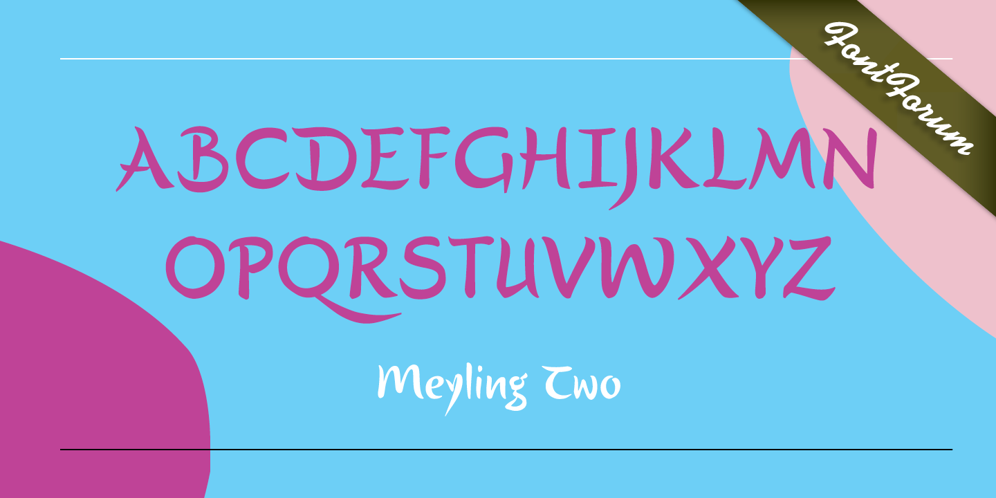 Example font Meyling #4