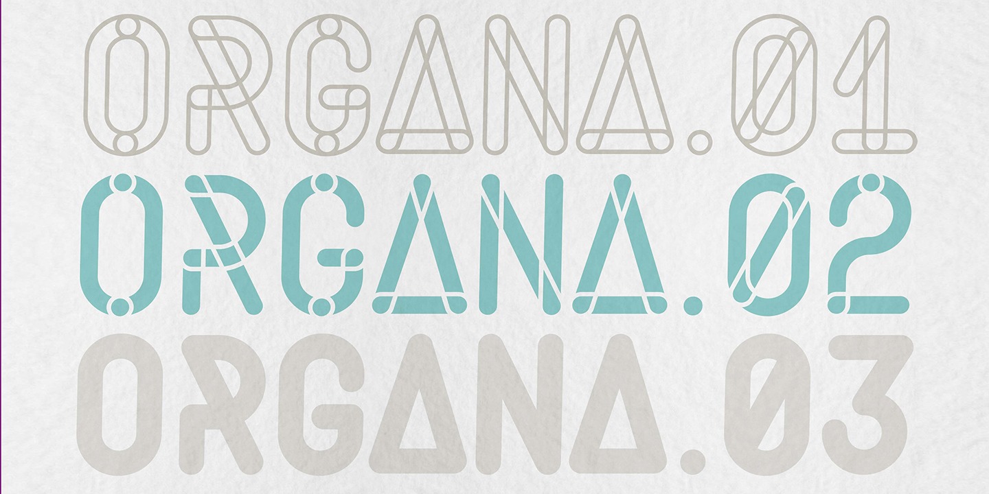 Example font Organa #4