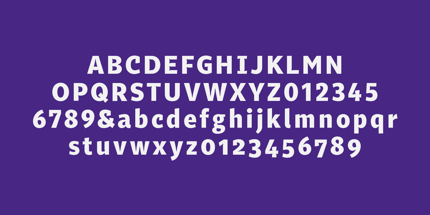 Example font Tabac Micro #4