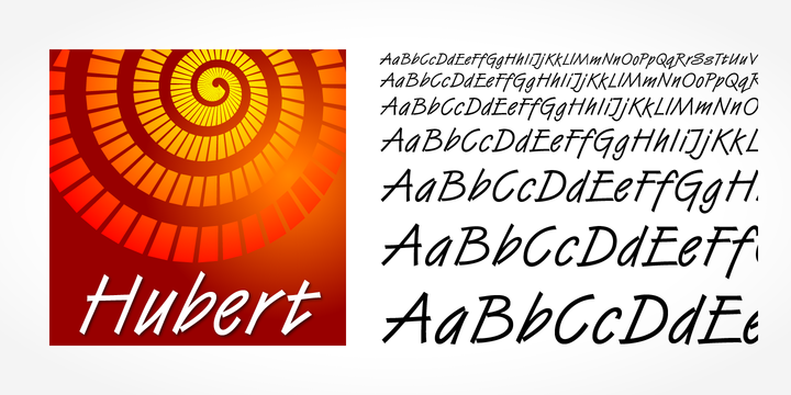 Example font Hubert #2