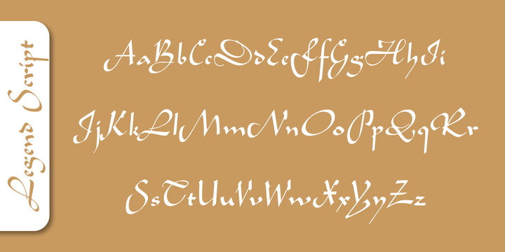 Example font Legend Script #5