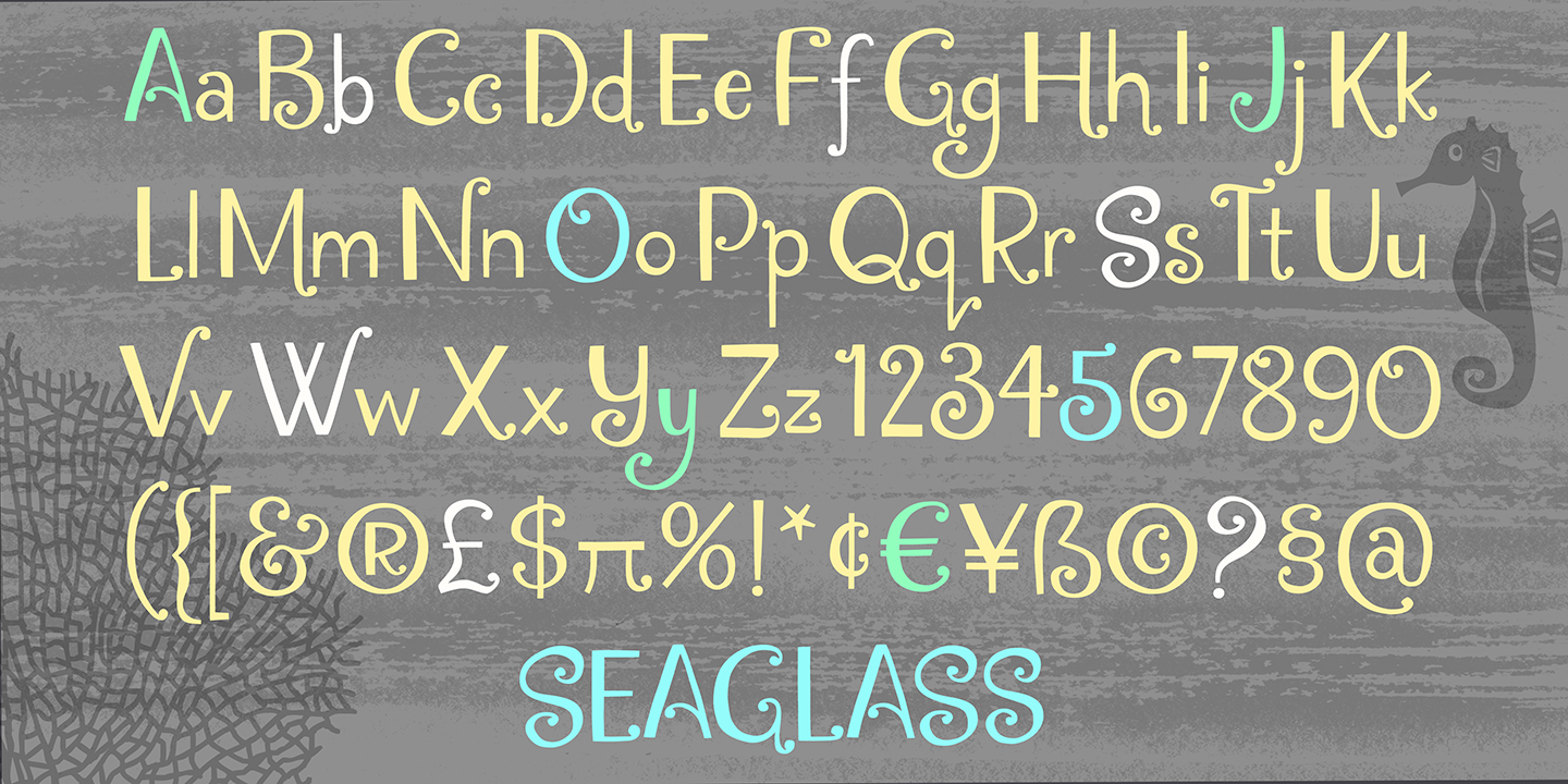Example font Seaglass #2