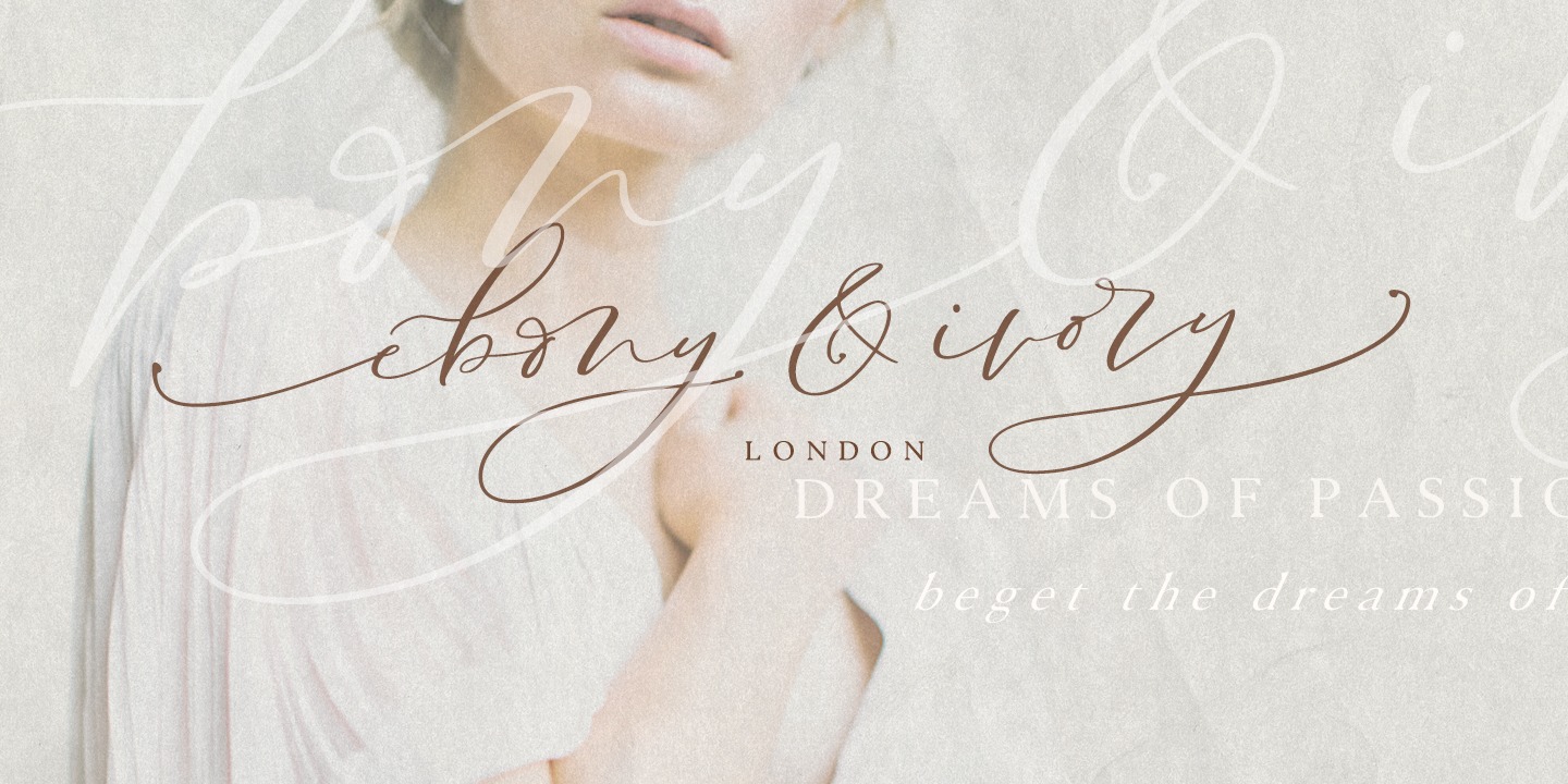 Example font Serenity Script #3