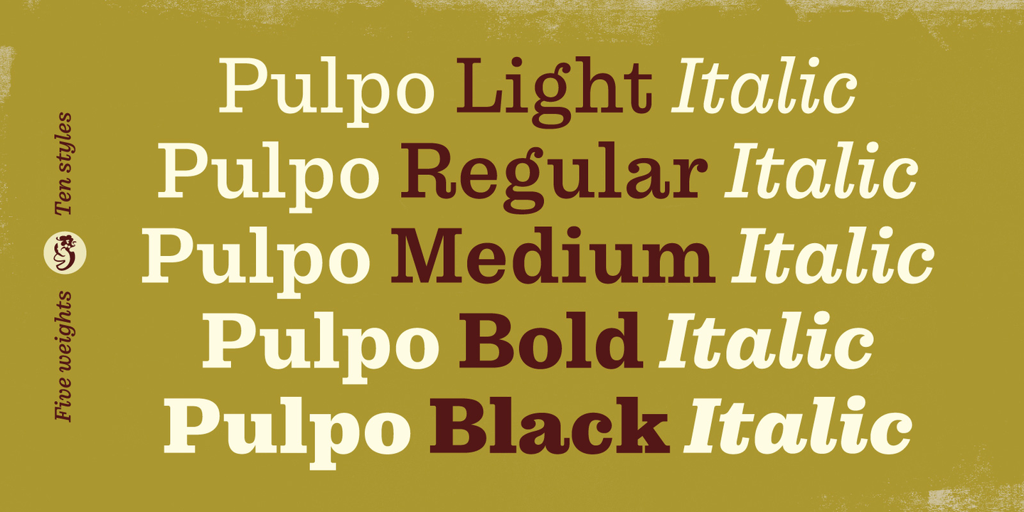 Example font Pulpo #3