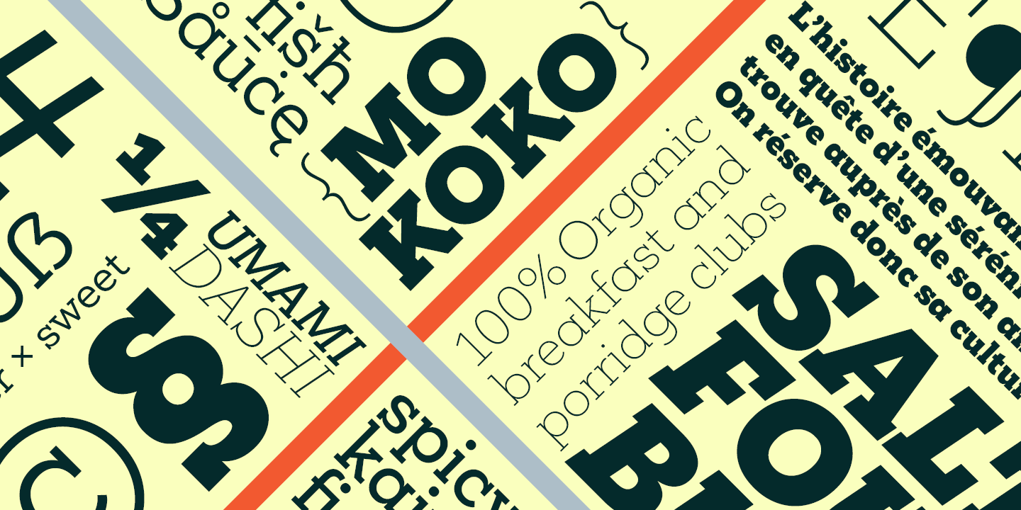 Example font Mokoko #3