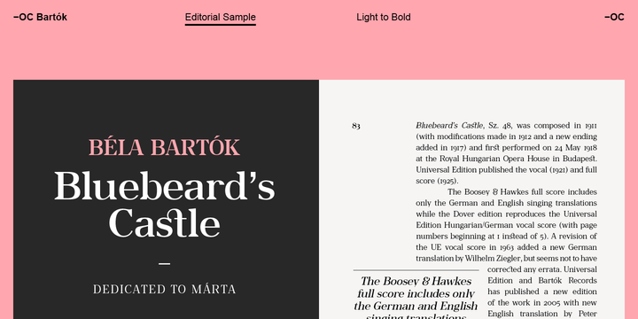 Example font -OC Bartok #3