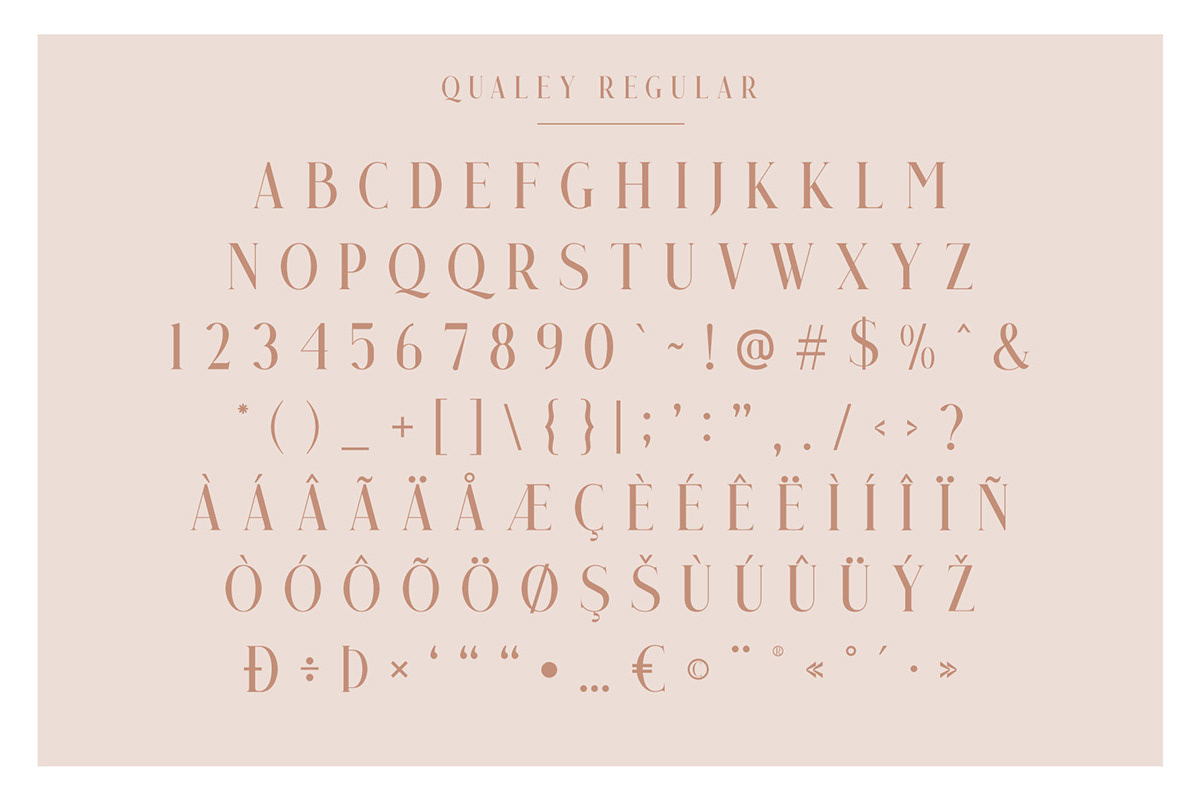 Example font Qualey #2