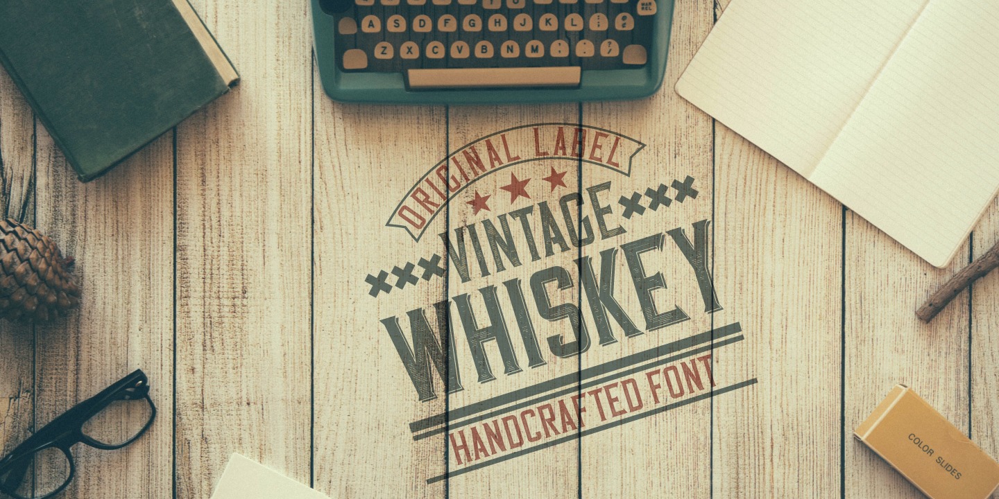 Example font Vintage Whiskey #3