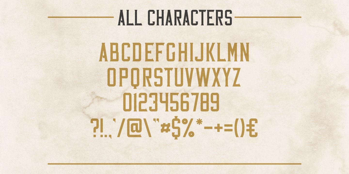 Example font Vintage Whiskey #4