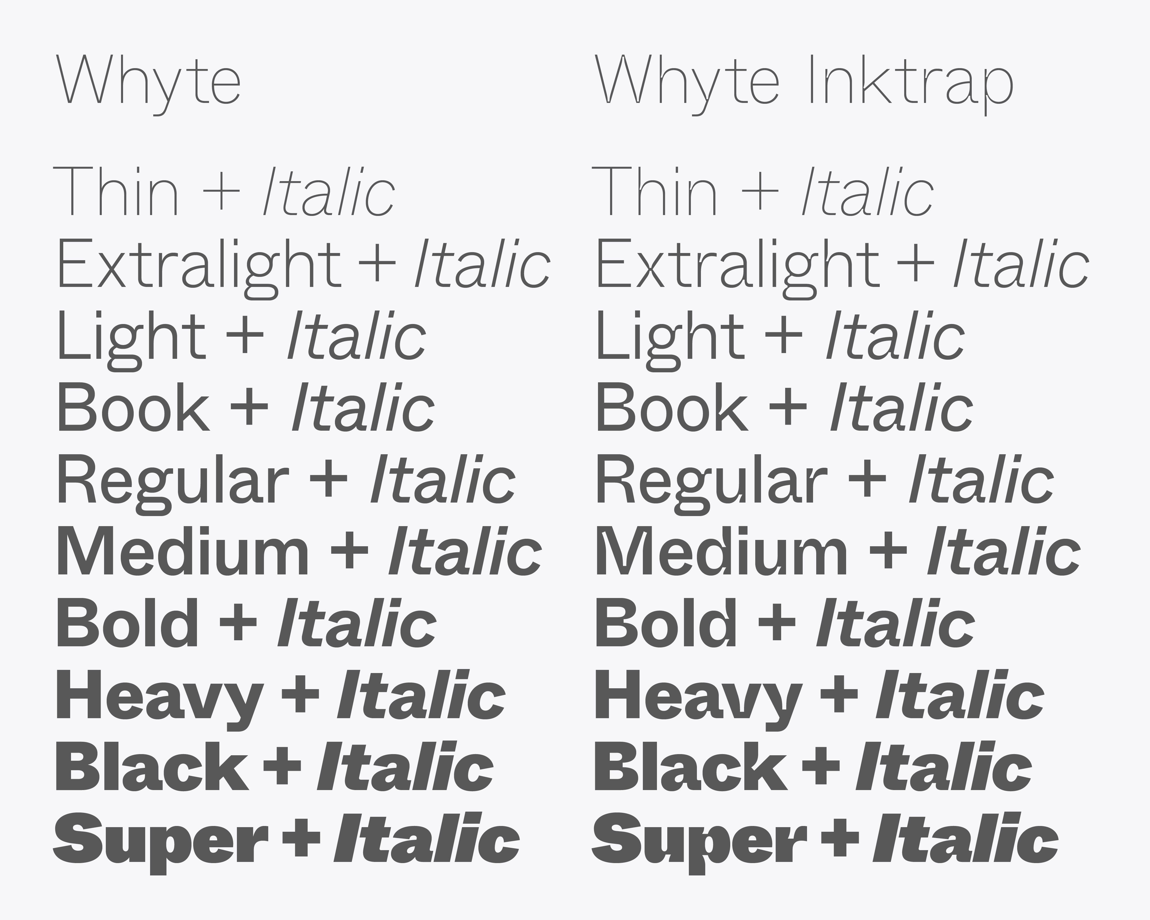 Example font Whyte #2