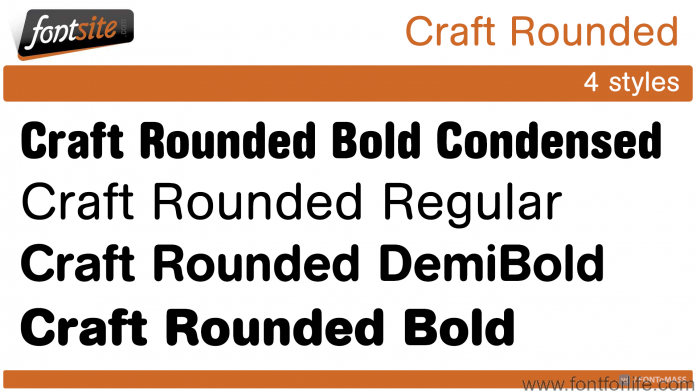 Example font Craft Rounded #2
