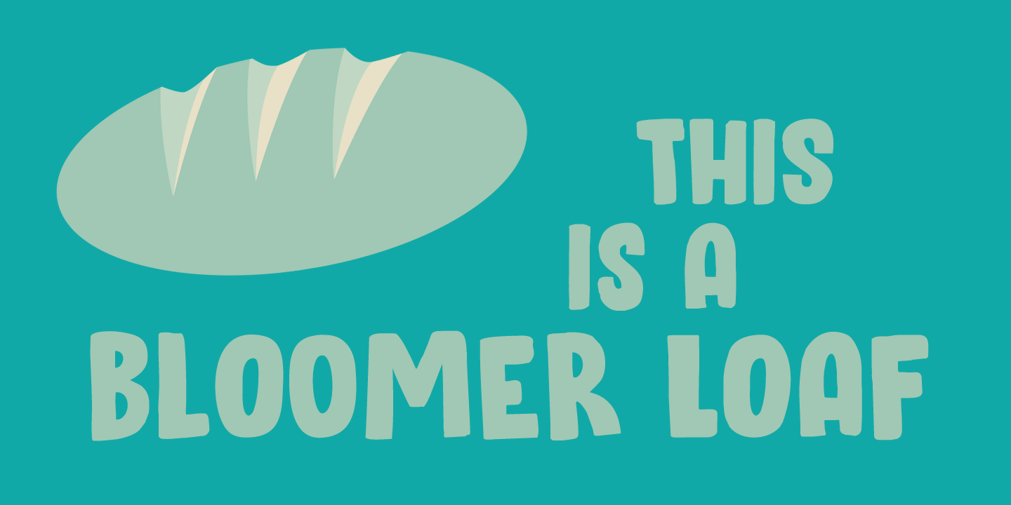 Example font Bloomer #3