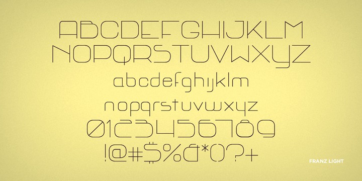 Example font Franz #4
