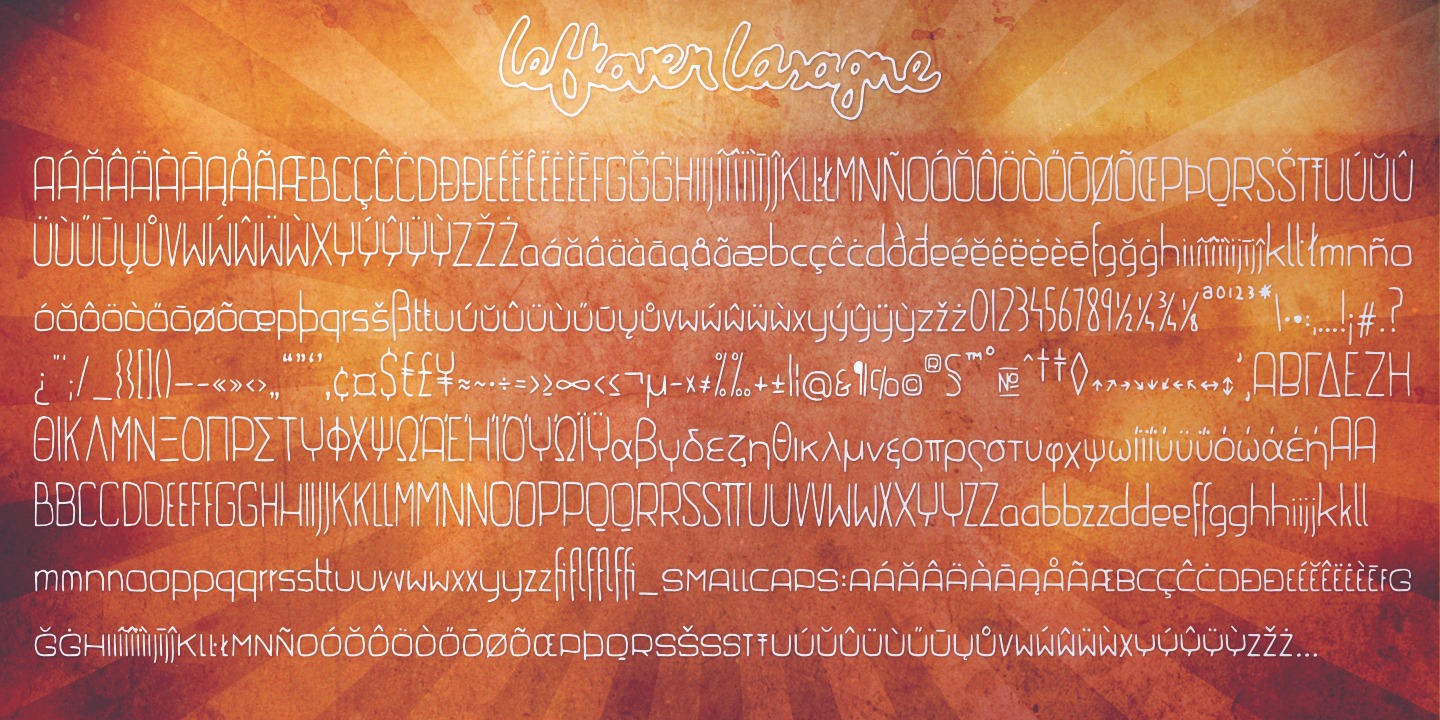 Example font Moppetops LL #4