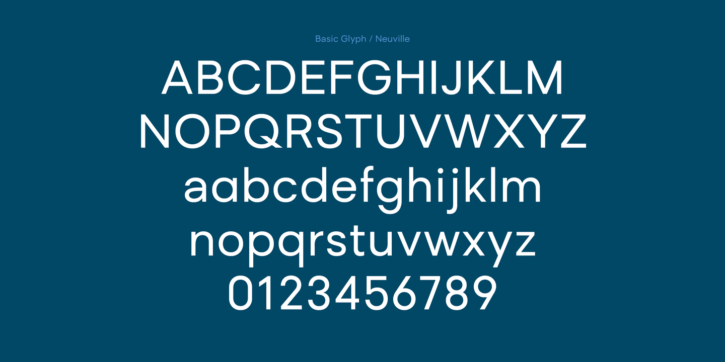 Example font Neuville #2