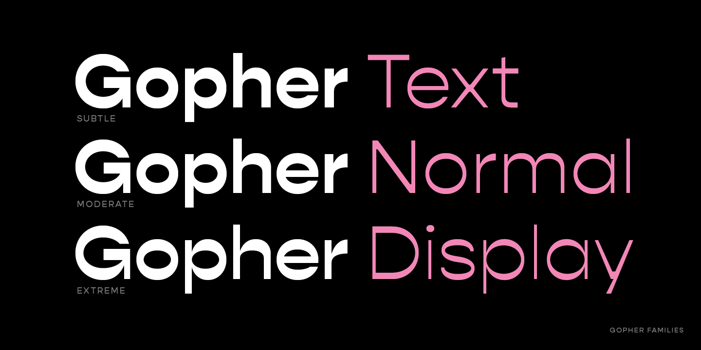 Example font Gopher #2