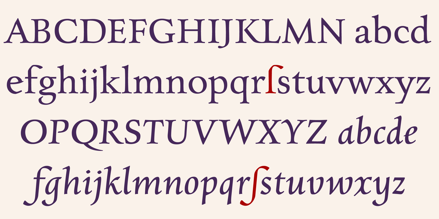 Example font Charpentier Renaissance Pro #2