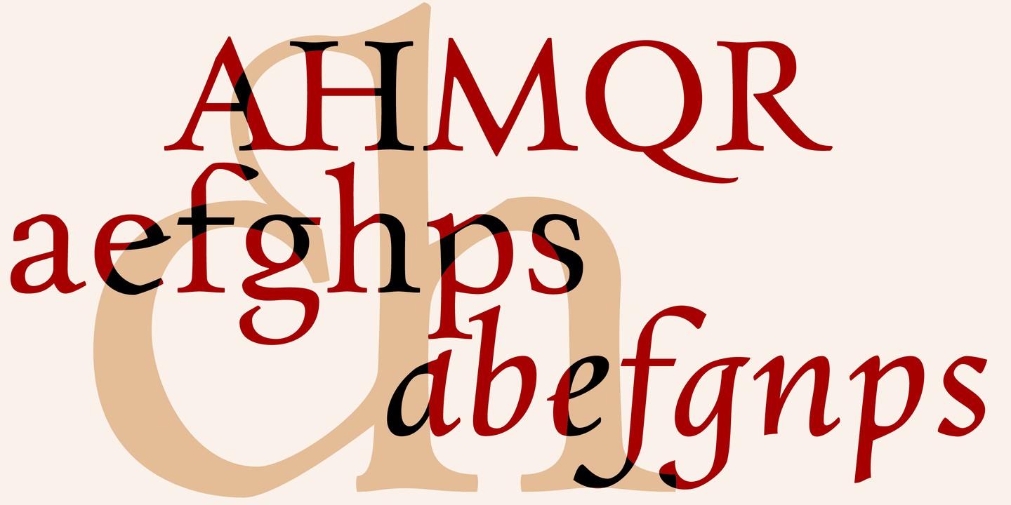 Example font Charpentier Renaissance Pro #3