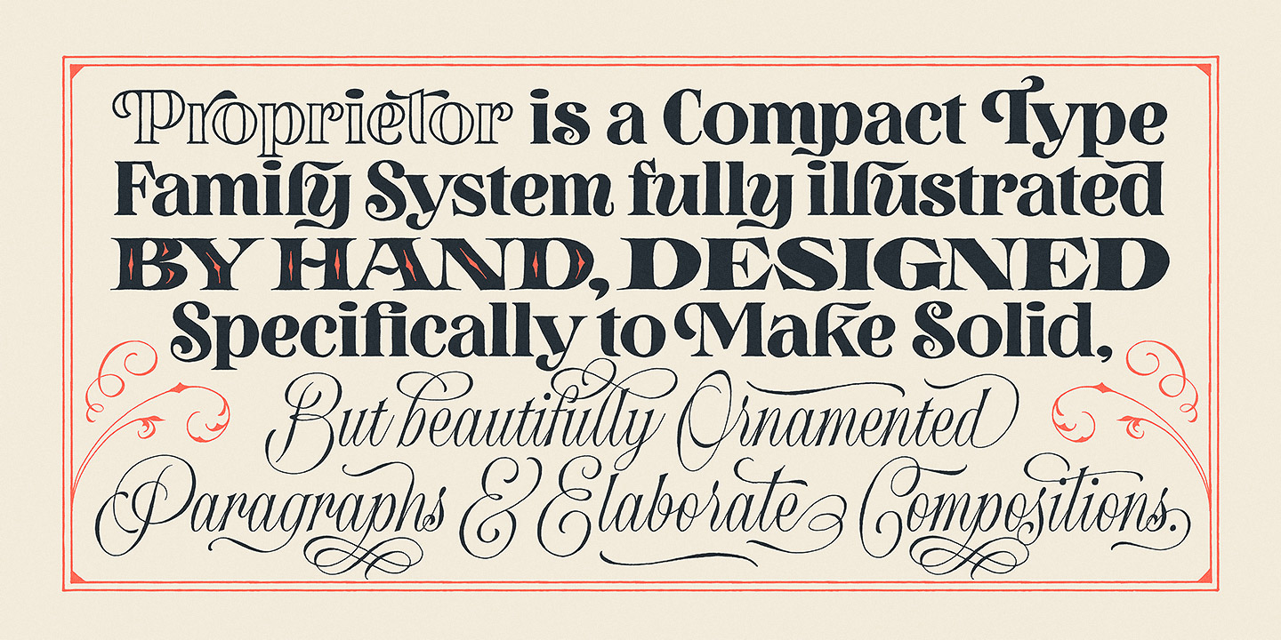 Example font Proprietor #6
