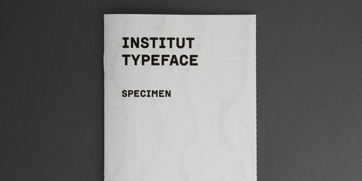 Example font Institut #4
