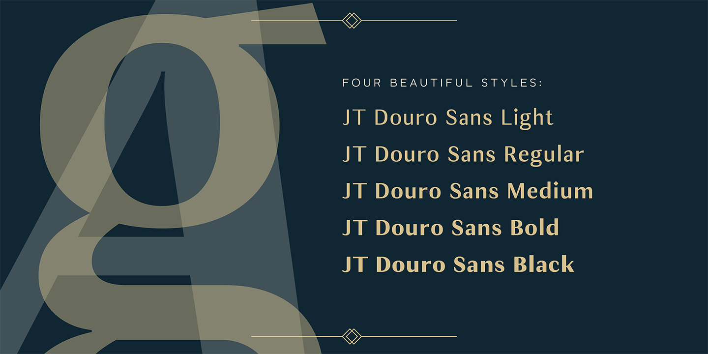 Example font JT Douro-Sans #3