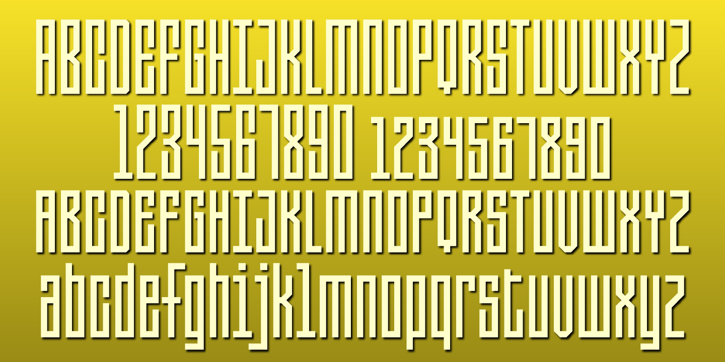 Example font Severe #3