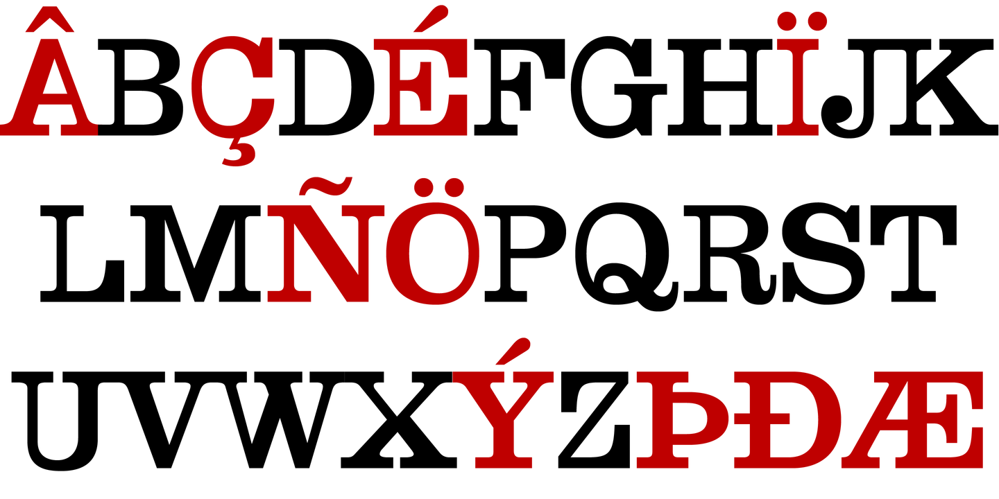 Example font Deforme #4