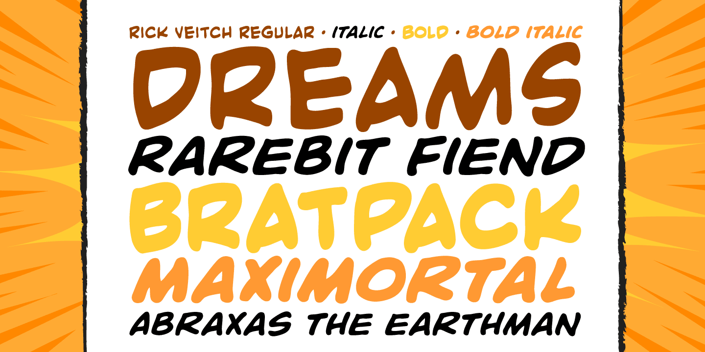 Example font Rick Veitch #2