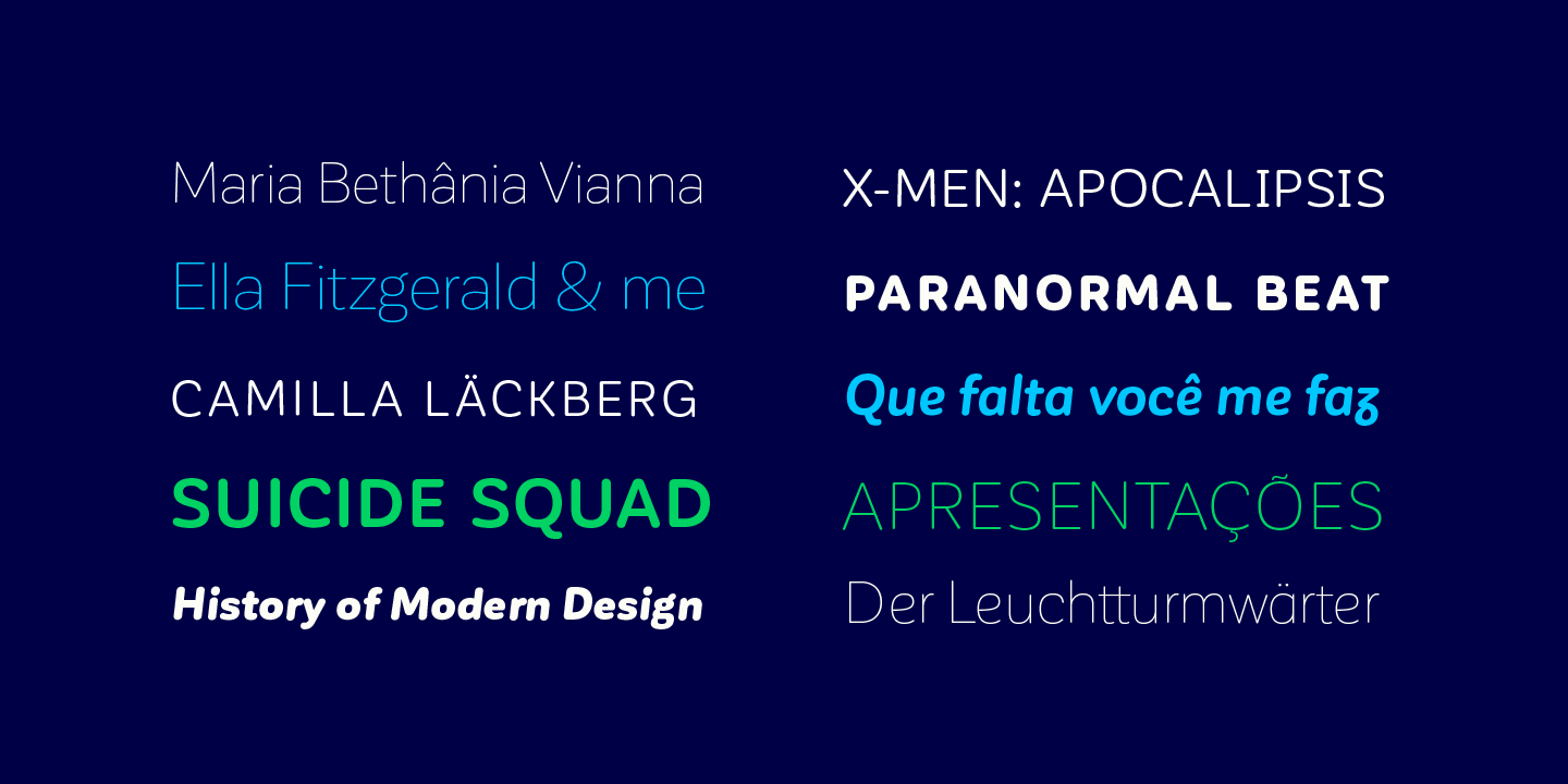 Example font Corporative Sans Rounded #2