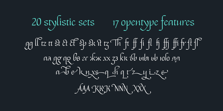 Example font Vinneta #3