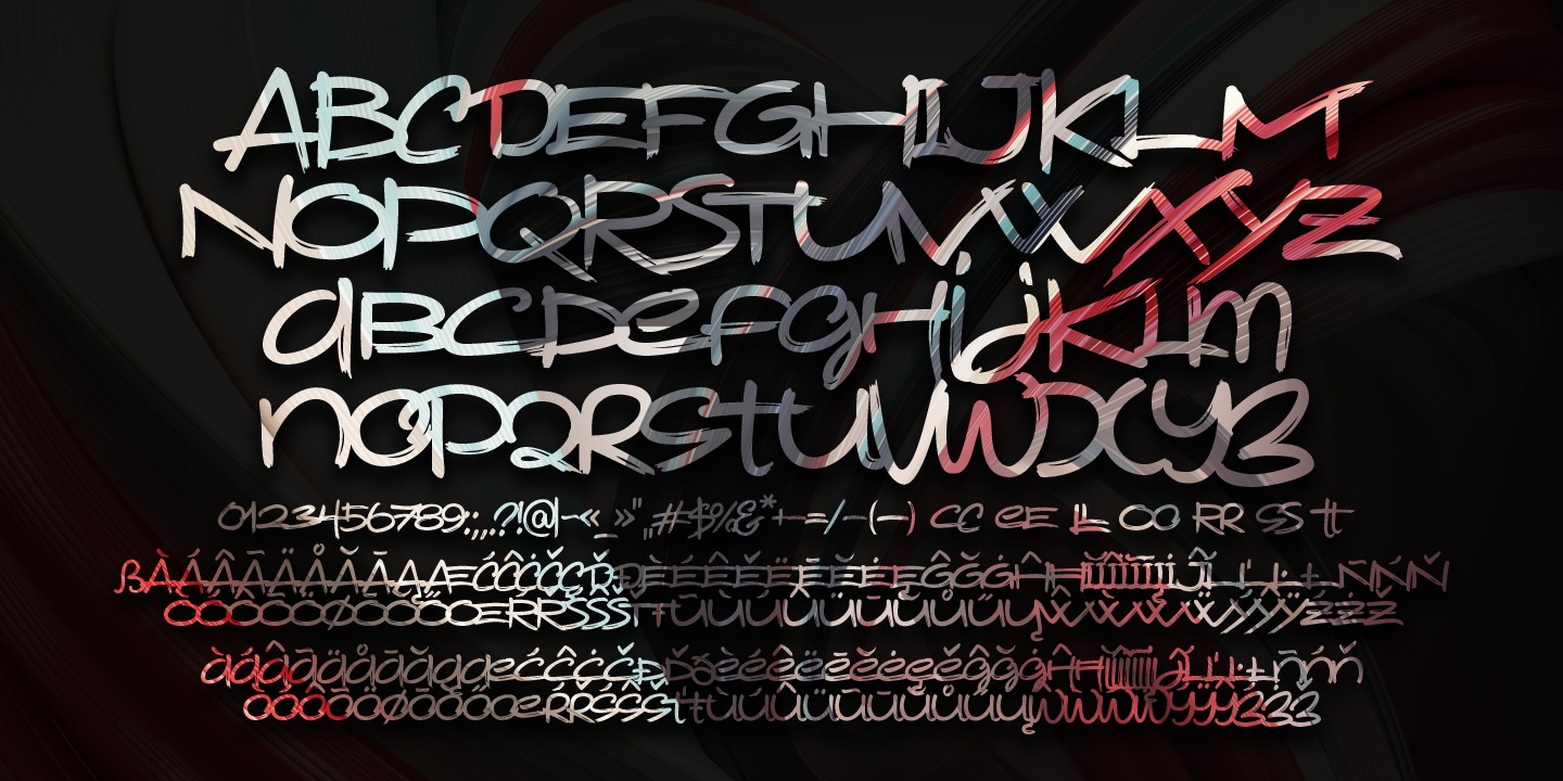 Example font Agress #3
