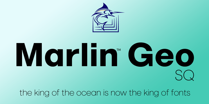 Example font Marlin Geo #3