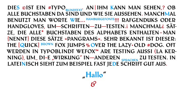 Example font Schneidler Latein #2