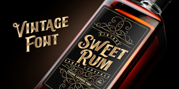 Example font Sweet Rum #4