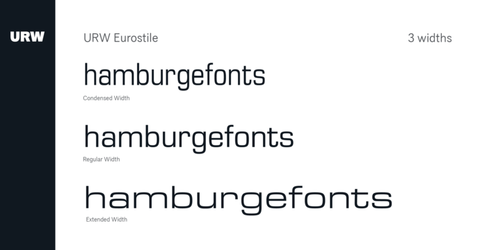 Example font Eurostile #2