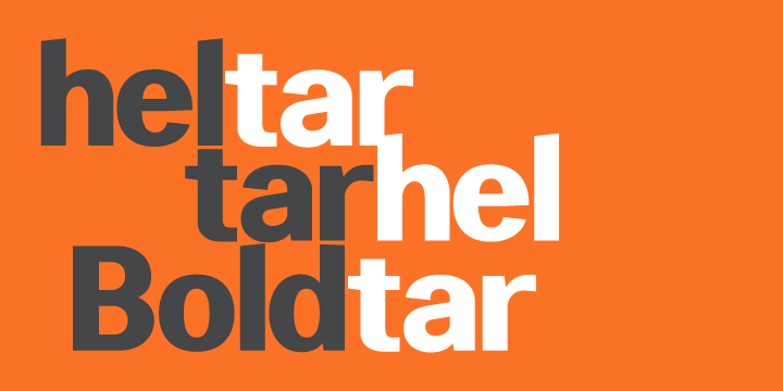 Example font Heltar #5