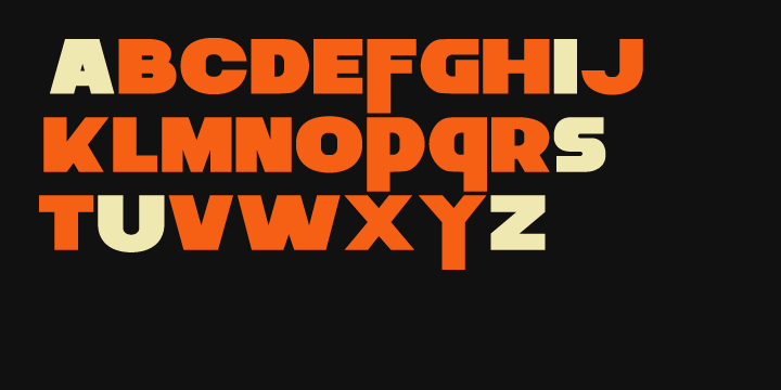 Example font Zaius #3