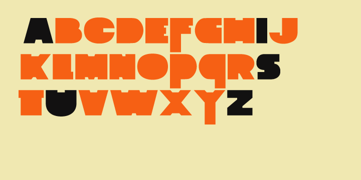Example font Zaius #4