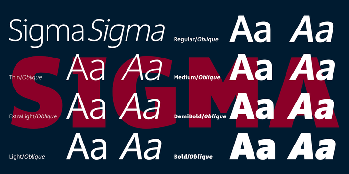 Example font Sigma #3